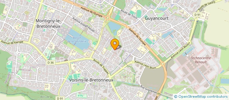 localisation de l'entreprise MONSIEUR MALIK HASSAN à VOISINS-LE-BRETONNEUX