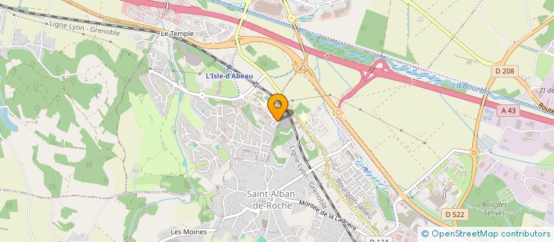 localisation de l'entreprise MONSIEUR MALIK HASSOUN  L'ISLE-D'ABEAU