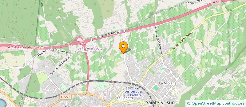 localisation de l'entreprise MONSIEUR MALIK HEDIR à SAINT-CYR-SUR-MER