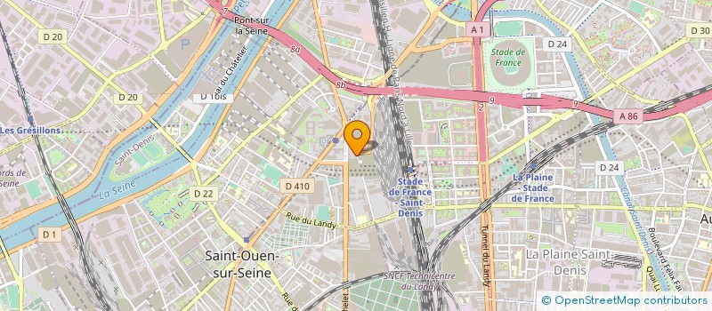 localisation de l'entreprise MONSIEUR MALIK HOCINE à SAINT-DENIS
