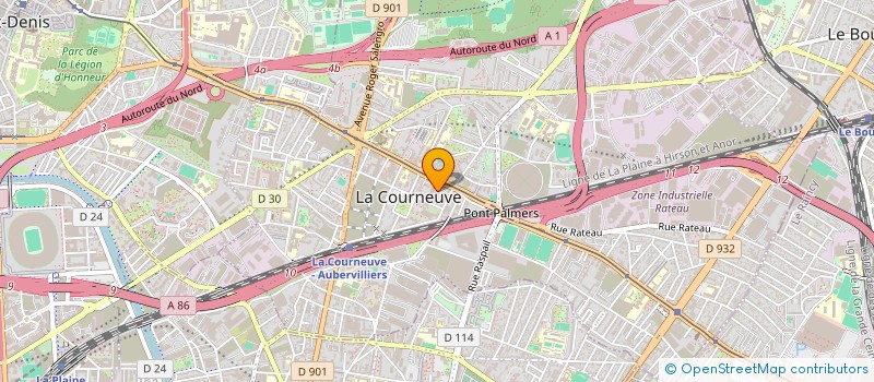 localisation de l'entreprise MONSIEUR MALIK ITCHIR à LA COURNEUVE