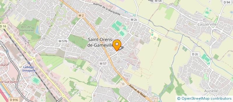 localisation de l'entreprise MONSIEUR MALIK JACKEL  SAINT-ORENS-DE-GAMEVILLE