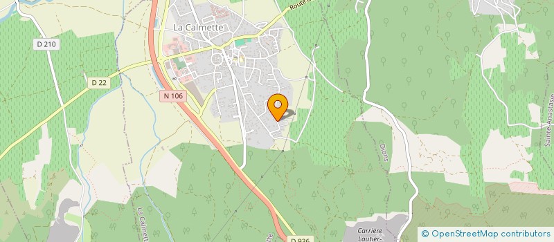 localisation de l'entreprise MONSIEUR MALIK JOSPITRE  LA CALMETTE