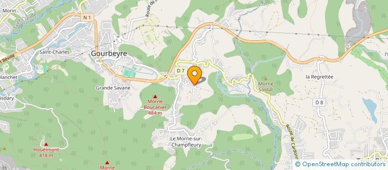 localisation de l'entreprise MONSIEUR MALIK KABELA  GOURBEYRE