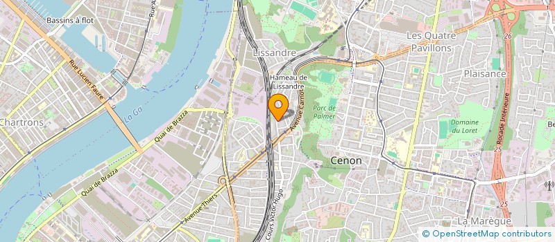 localisation de l'entreprise MONSIEUR MALIK KAMDJADJI  CENON