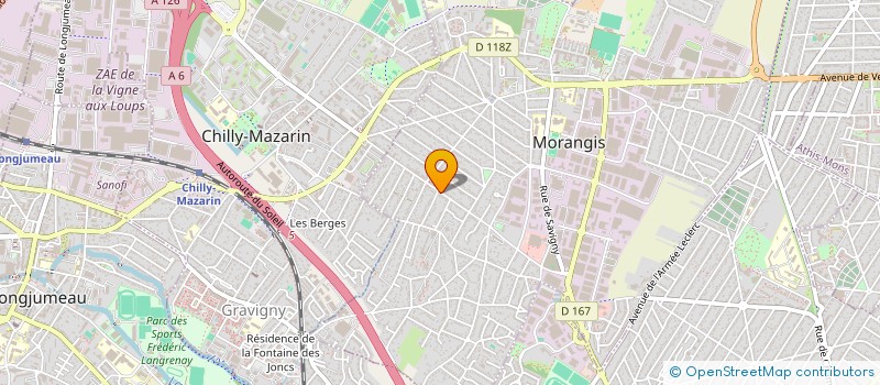 localisation de l'entreprise MONSIEUR MALIK KROUNA à MORANGIS