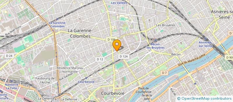 localisation de l'entreprise MONSIEUR MALIK LAHOUALI à COURBEVOIE