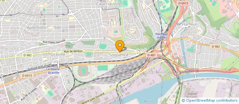 localisation de l'entreprise MONSIEUR MALIK LAHRECHE  LE HAVRE