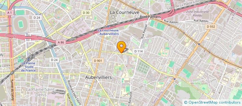 localisation de l'entreprise MONSIEUR MALIK LAMMARI  AUBERVILLIERS