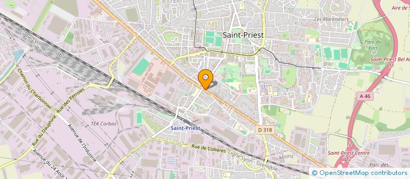 localisation de l'entreprise MONSIEUR MALIK LEKOHAL  SAINT-PRIEST