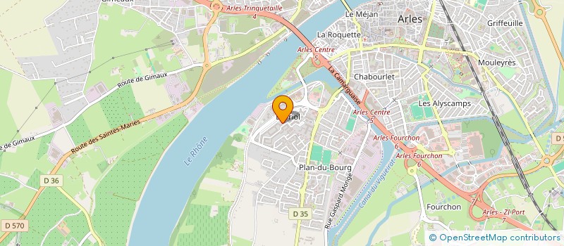 localisation de l'entreprise MONSIEUR MALIK MEBARKI  ARLES