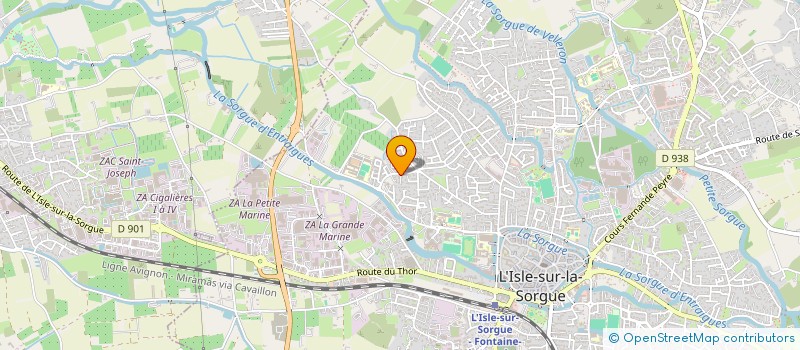 localisation de l'entreprise MONSIEUR MALIK MEHDAOUI  L'ISLE-SUR-LA-SORGUE