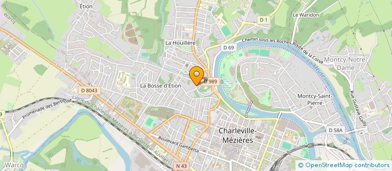 localisation de l'entreprise MONSIEUR MALIK MERAZIG à CHARLEVILLE-MEZIERES