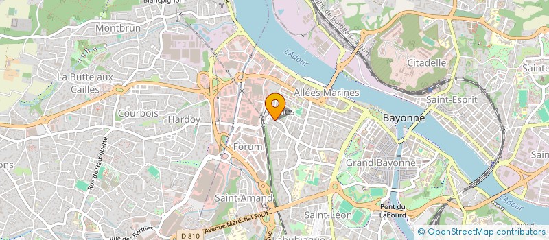 localisation de l'entreprise MONSIEUR MALIK METIRI  BAYONNE