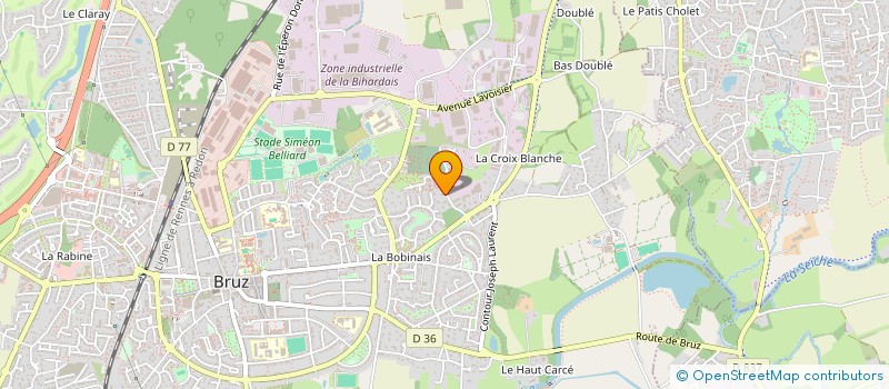 localisation de l'entreprise MONSIEUR MALIK MOKRANI  BRUZ