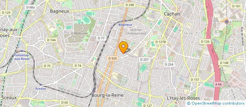 localisation de l'entreprise MONSIEUR MALIK NASSIROU-DINE  BOURG-LA-REINE