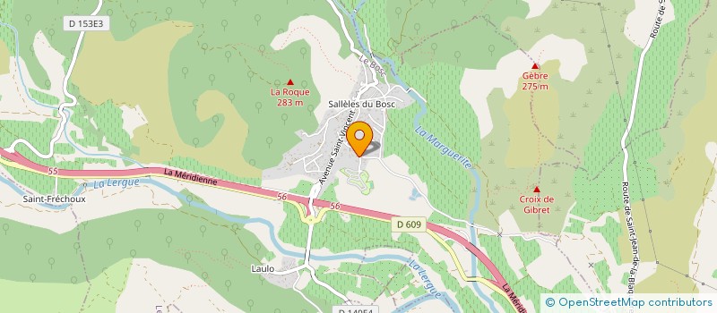 localisation de l'entreprise MONSIEUR MALIK NEKKOUB  LE BOSC