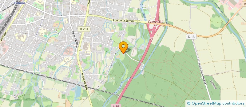 localisation de l'entreprise MONSIEUR MALIK OUDNI  COLMAR