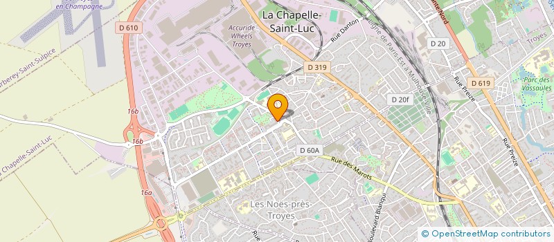 localisation de l'entreprise MONSIEUR MALIK RAHMOUNI  LA CHAPELLE-SAINT-LUC