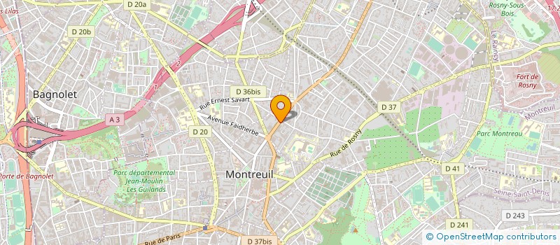 localisation de l'entreprise MONSIEUR MALIK RAMPHUL à MONTREUIL