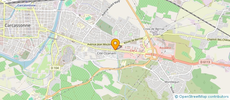 localisation de l'entreprise MONSIEUR MALIK SAIDI  CARCASSONNE