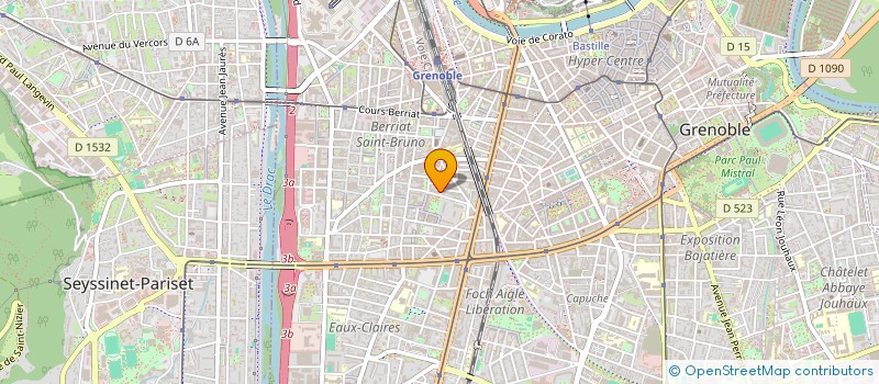 localisation de l'entreprise MONSIEUR MALIK SALHI à GRENOBLE