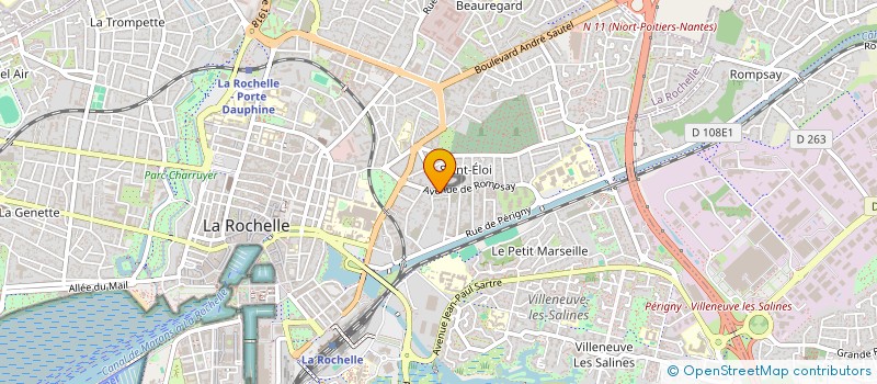 localisation de l'entreprise MONSIEUR MALIK SAMB  LA ROCHELLE