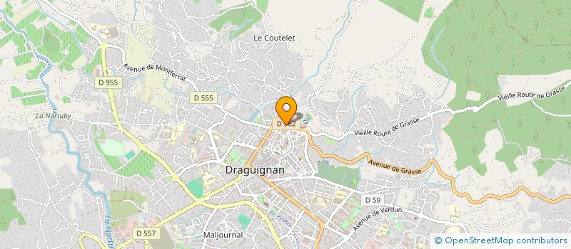 localisation de l'entreprise MONSIEUR MALIK SGATNI  DRAGUIGNAN