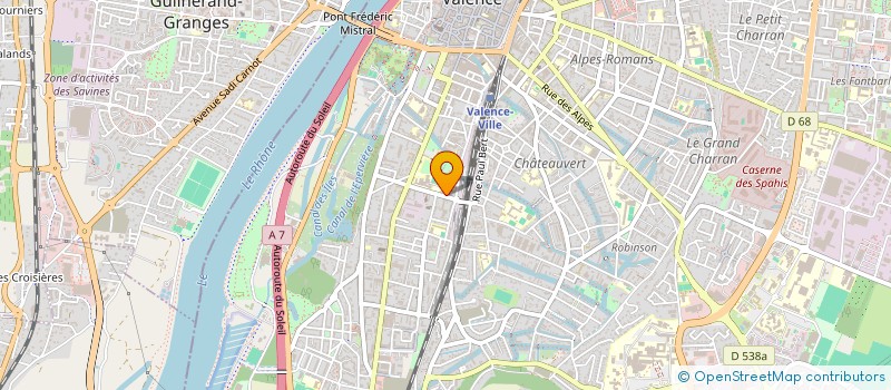 localisation de l'entreprise MONSIEUR MALIK TABET DERRAZ  VALENCE