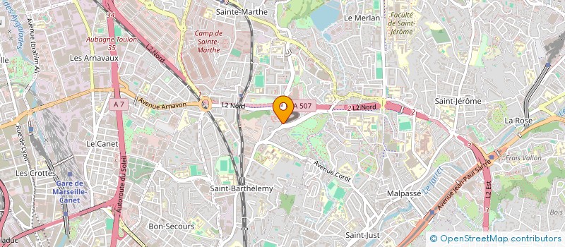 localisation de l'entreprise MONSIEUR MALIK TAHIBI à MARSEILLE