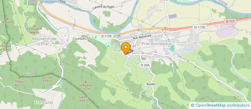 localisation de l'entreprise MONSIEUR MALIK TAIAR à PRAT-BONREPAUX