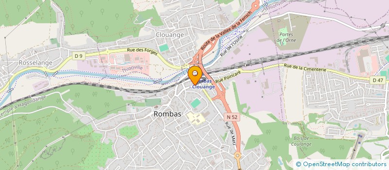 localisation de l'entreprise MONSIEUR MALIK TIR  ROMBAS