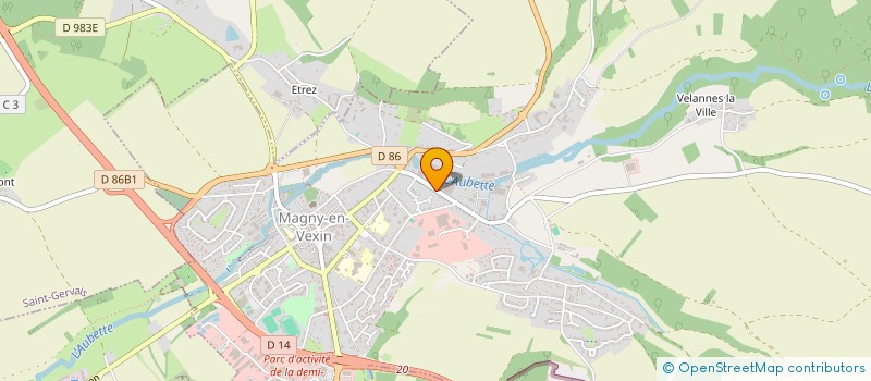 localisation de l'entreprise MONSIEUR MALIK TOURE  MAGNY-EN-VEXIN