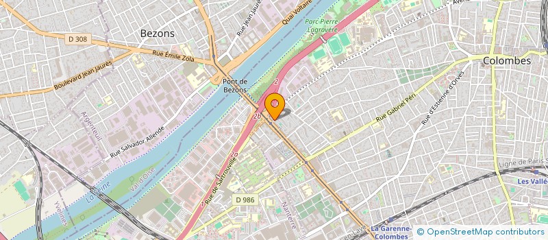 localisation de l'entreprise MONSIEUR MALIK TOUZRI  COLOMBES