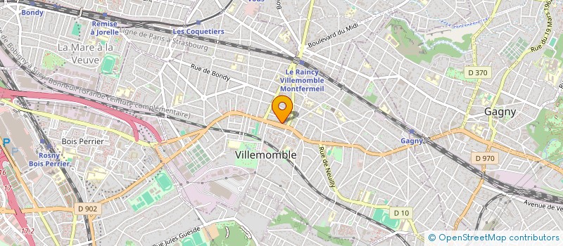 localisation de l'entreprise MONSIEUR MALIK TRAORE à VILLEMOMBLE