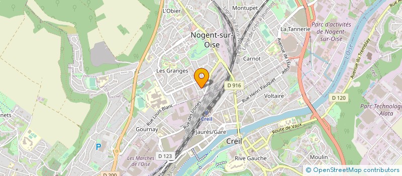 localisation de l'entreprise MONSIEUR MALIK ULLAH  NOGENT-SUR-OISE