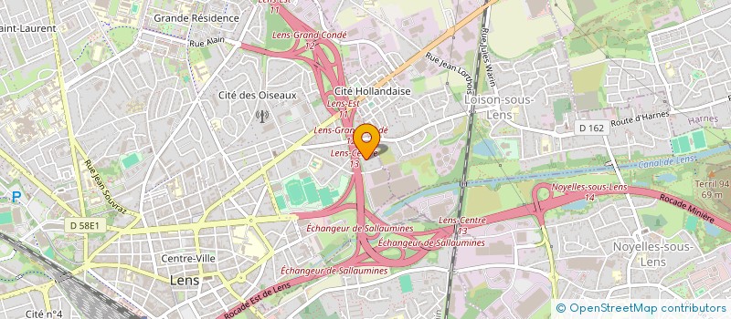 localisation de l'entreprise MONSIEUR MALIK WAHID  LENS