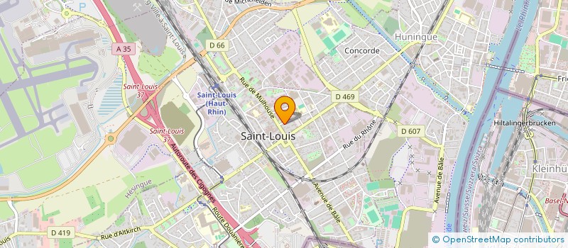 localisation de l'entreprise MONSIEUR MALIK YAHIAOUI  SAINT-LOUIS