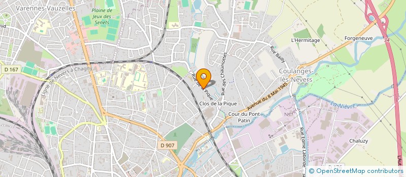 localisation de l'entreprise MONSIEUR MALIK ZEDDAM à NEVERS