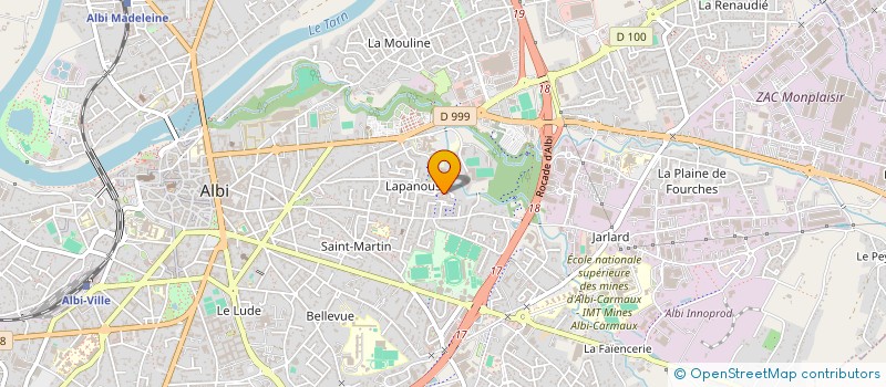 localisation de l'entreprise MONSIEUR MALIK ZIANI  ALBI