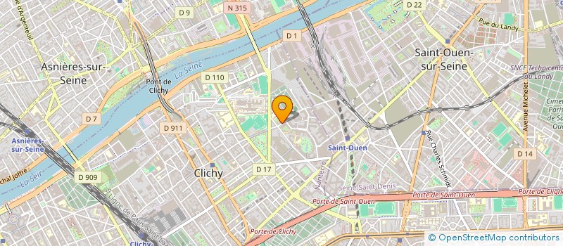 localisation de l'entreprise MONSIEUR MALIKI COULIBALY à CLICHY