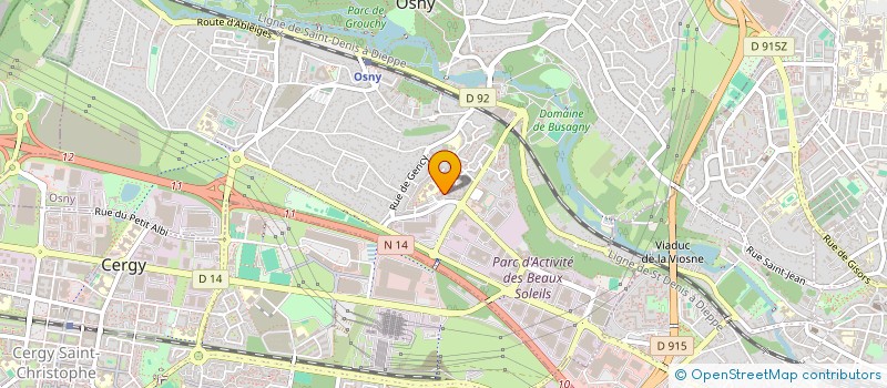 localisation de l'entreprise MONSIEUR MALIKI DIALLO  OSNY