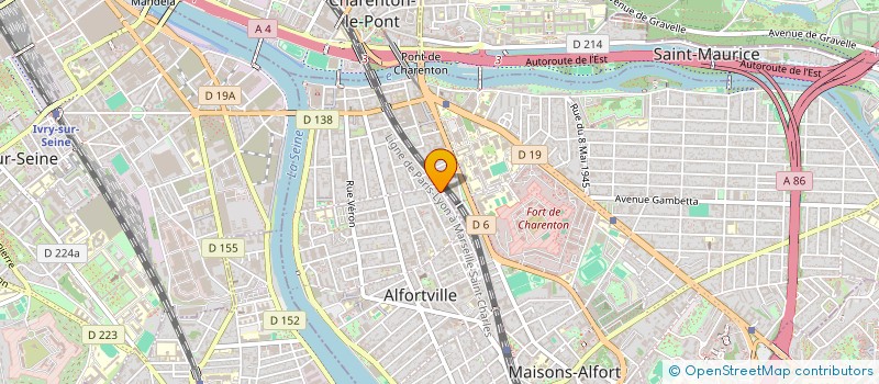 localisation de l'entreprise MONSIEUR MALKHAZI MUSHKUDIANI à ALFORTVILLE