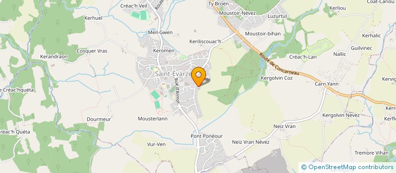 localisation de l'entreprise MONSIEUR MALKHAZI TSIKLAURI  SAINT-EVARZEC