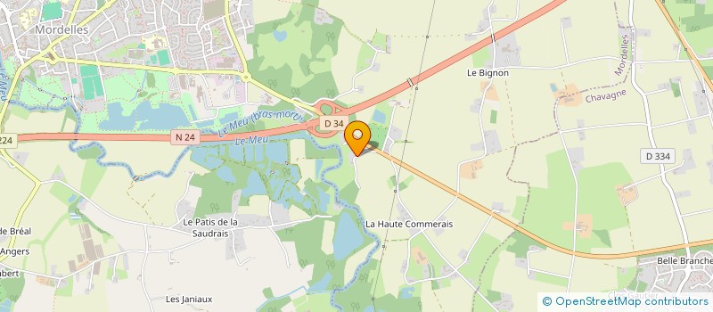 localisation de l'entreprise MONSIEUR MALLACHI HOCHARD  MORDELLES