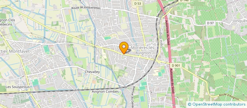 localisation de l'entreprise MONSIEUR MALLAURY DELAUNEY  MORIERES-LES-AVIGNON