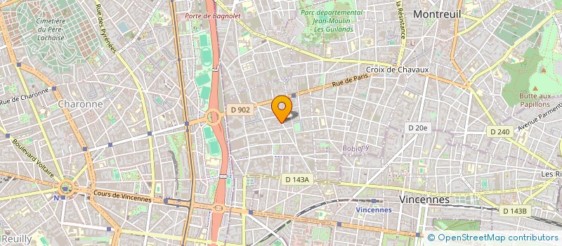 localisation de l'entreprise MONSIEUR MALLE NDIAYE à MONTREUIL