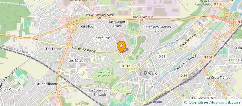 localisation de l'entreprise MONSIEUR MALLECK POLIN à DREUX