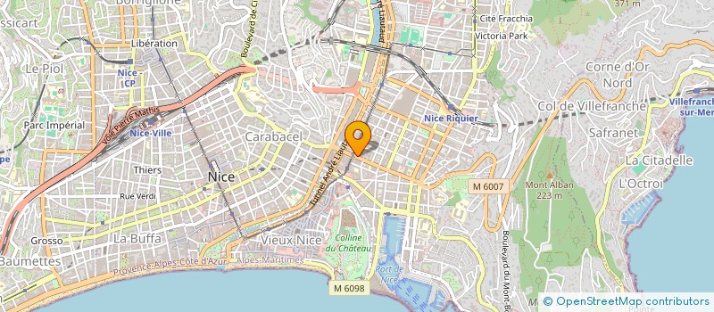 localisation de l'entreprise MONSIEUR MALLORY ANTOMARCHI  NICE