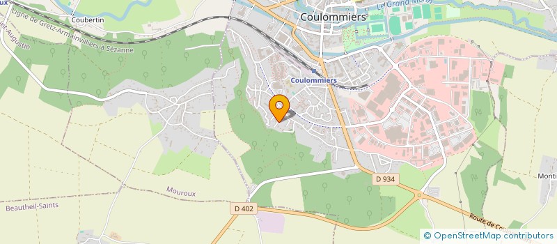 localisation de l'entreprise MONSIEUR MALLORY CHRISTOPHE à COULOMMIERS